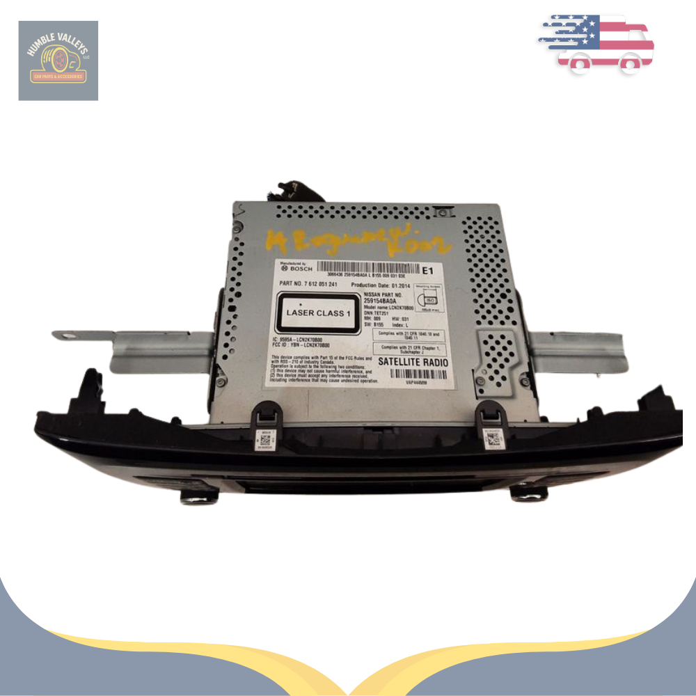 2014–2016 Nissan Rogue AM FM CD Navigation Radio Receiver OEM — view 2