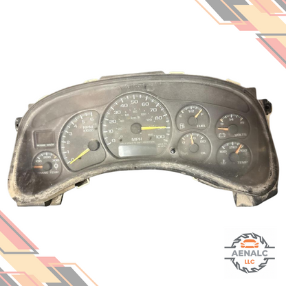 2001–2002 Chevrolet Silverado 2500 Speedometer Head Cluster OEM MPH ID DHUW — view 3