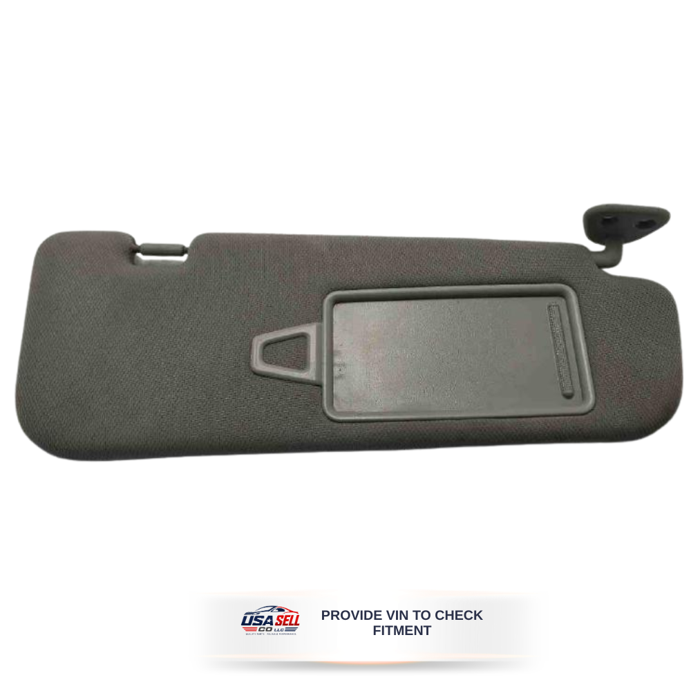 2009–2016 Hyundai Genesis RH Passenger Sunvisor Sun Visor with Mirror Extender OEM — view 2