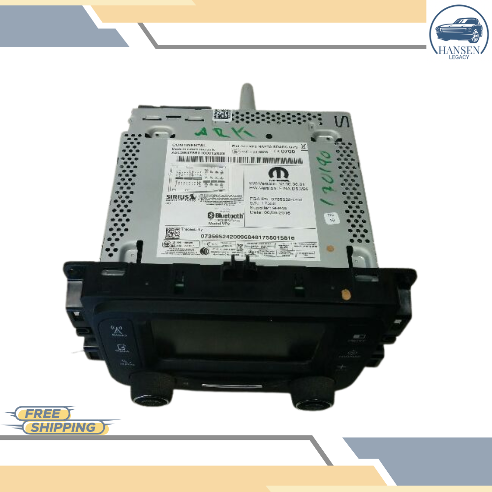 2015–2017 JEEP RENEGADE 5" Display and Receiver SATELLITE Sirius OEM 15 16 17 — view 4