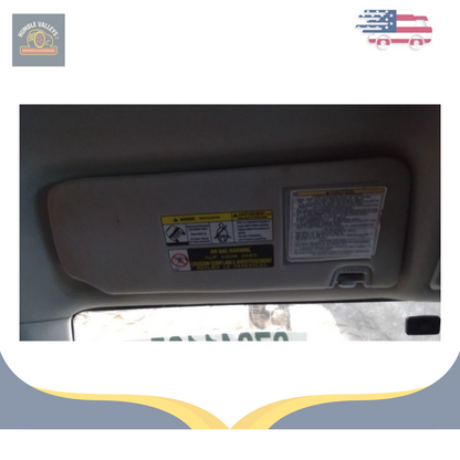 2016–2023 Toyota Tacoma Driver Left Sun Visor without sunroof LH Gray OEM — view 2