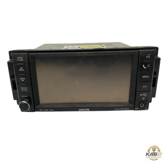 2008–2010 CHRYSLER JEEP DODGE AM-FM-DVD RADIO DISPLAY RECEIVER SATELLITE RER — view 1