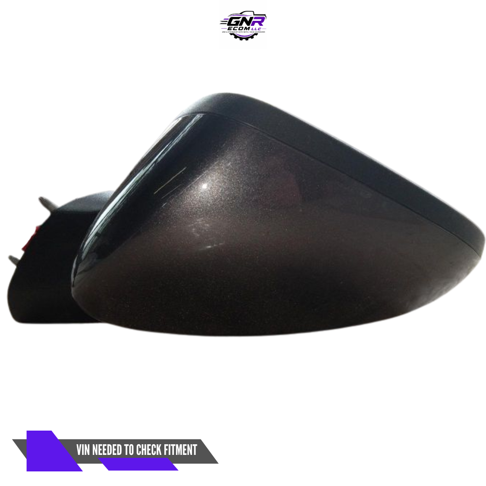 2019–2020 Ford Fusion Left Driver Side View Door Mirror with Blind Spot Black OEM — view 2