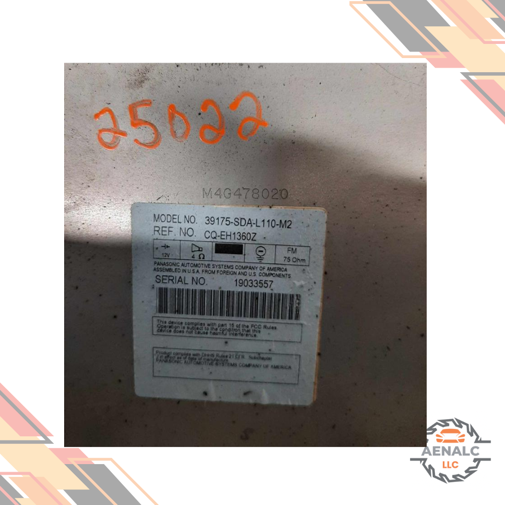 2004–2007 Honda Accord Radio AM FM 6 Disc CD Player Radio Receiver OEM — view 3