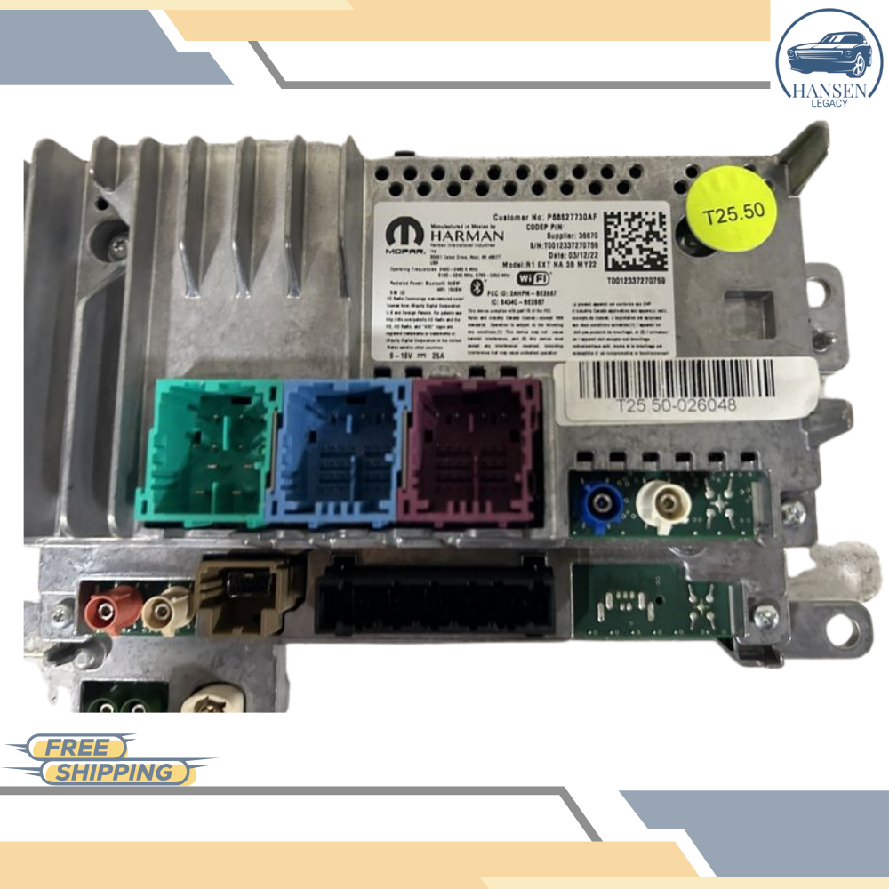 2022–2024 Jeep Grand Cherokee WL Navigation HD Radio Media Receiver OEM — view 4