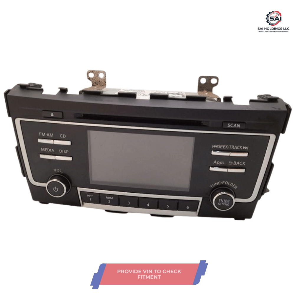 2016–2017 Nissan ALTIMA Radio Display Receiver AM FM CD OEM — view 1