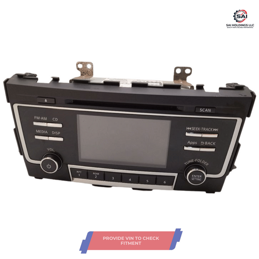 2016–2017 Nissan ALTIMA Radio Display Receiver AM FM CD OEM — view 1
