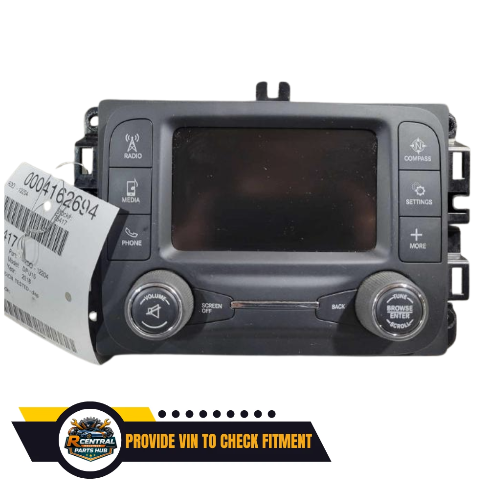 2018–2020 Dodge Ram 1500 AM FM Satellite Radio Display Receiver 5.0 Screen OEM — view 1