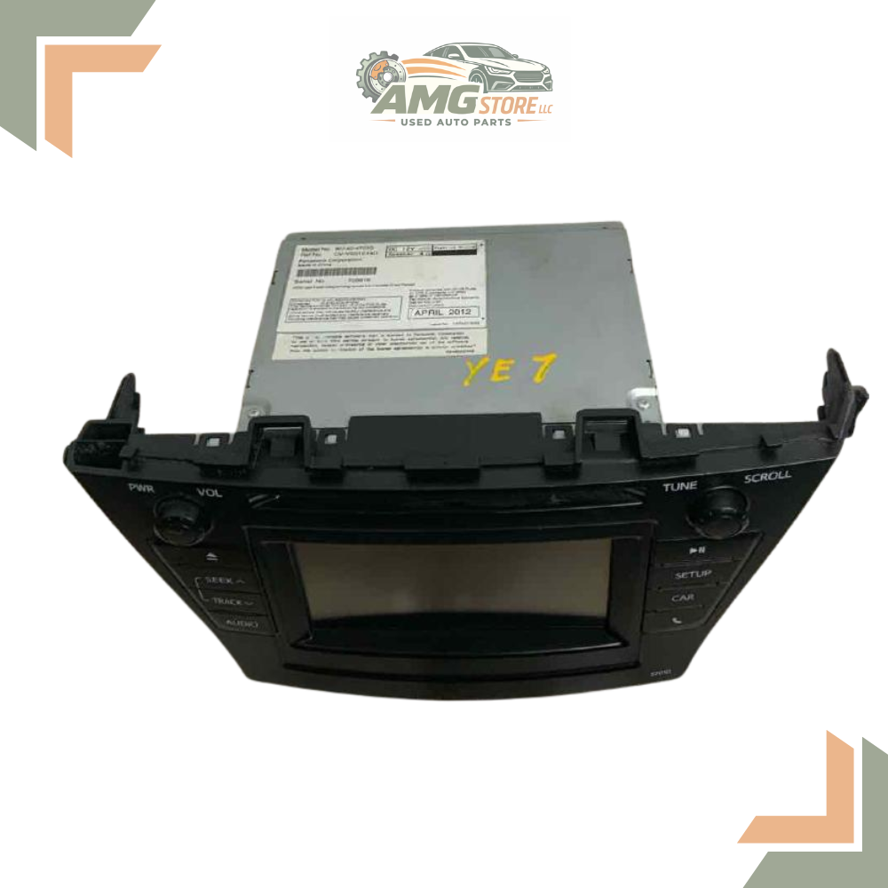2012–2014 Toyota Prius V Display Screen CD Radio Receiver 57010 OEM 12-14 — view 2