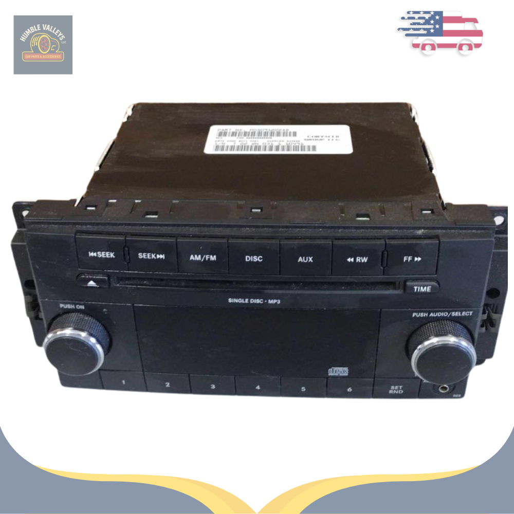 2011–2012 Dodge Caliber AM FM CD MP3 Radio Receiver RES OEM — view 1
