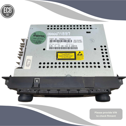 2004–2007 Dodge Durango AM-FM CD Player Radio Receiver ID REF OEM — view 2