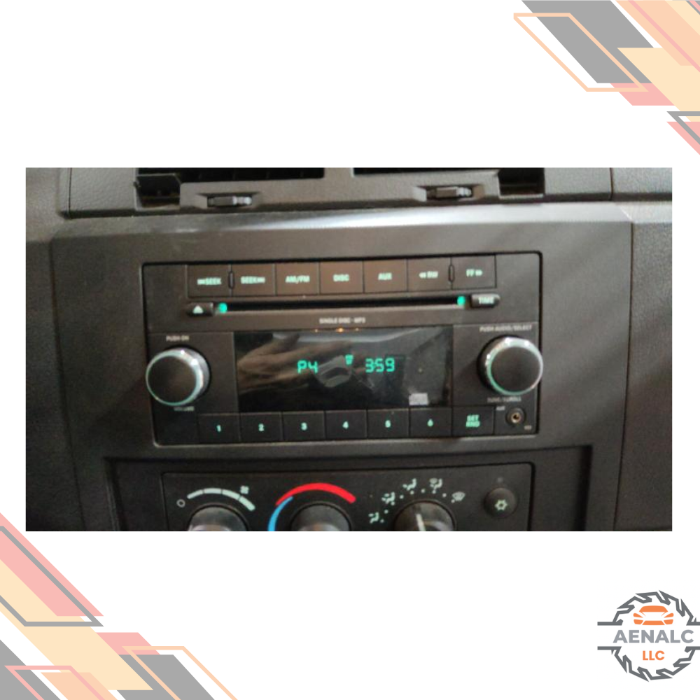 2011–2012 Dodge Caliber AM FM CD MP3 Radio Receiver RES OEM — view 2