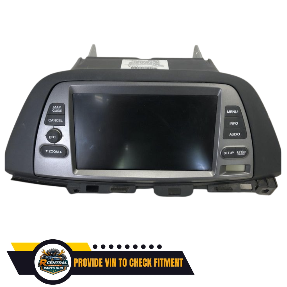 2007–2010 Honda Odyssey AM FM Navigation Radio DISPLAY SCREEN OEM 07 08 09 10 — view 1