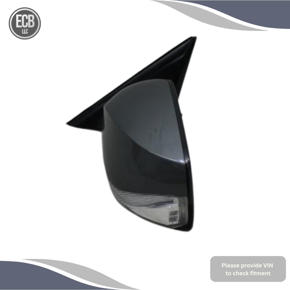 2014–2021 Infiniti Q50 Left Driver Side Door Mirror Heated Gray — view 3