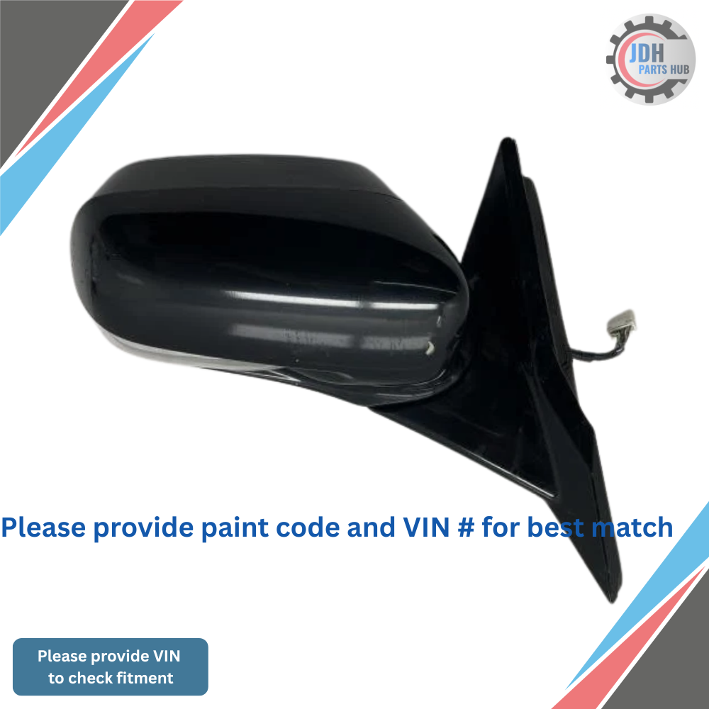 2009–2014 Acura TL Passenger Right Side View Door Mirror Assembly OEM — view 1