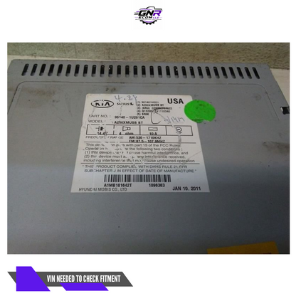 2010–2012 KIA Sorento Radio Receiver CD Player Bluetooth Sirius Satellite OEM — view 5