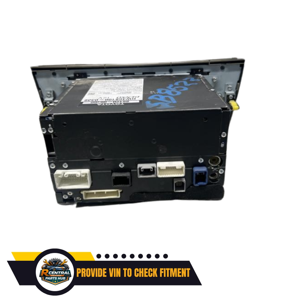 2007–2009 TOYOTA CAMRY HYBRID AM FM NAVIGATION SAT MP3/CD/DVD PLAYER RADIO E7011 — view 3