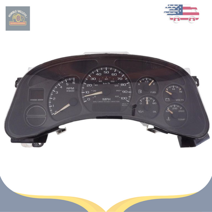 2000–2002 Chevrolet Tahoe Speedometer Speedo Cluster MPH OEM — view 1