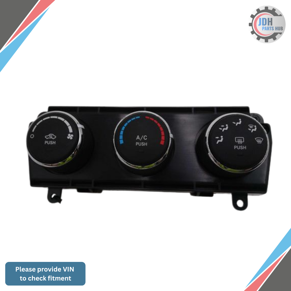 2011–2013 Jeep Wrangler Manual AC Heater Temperature Control — view 1