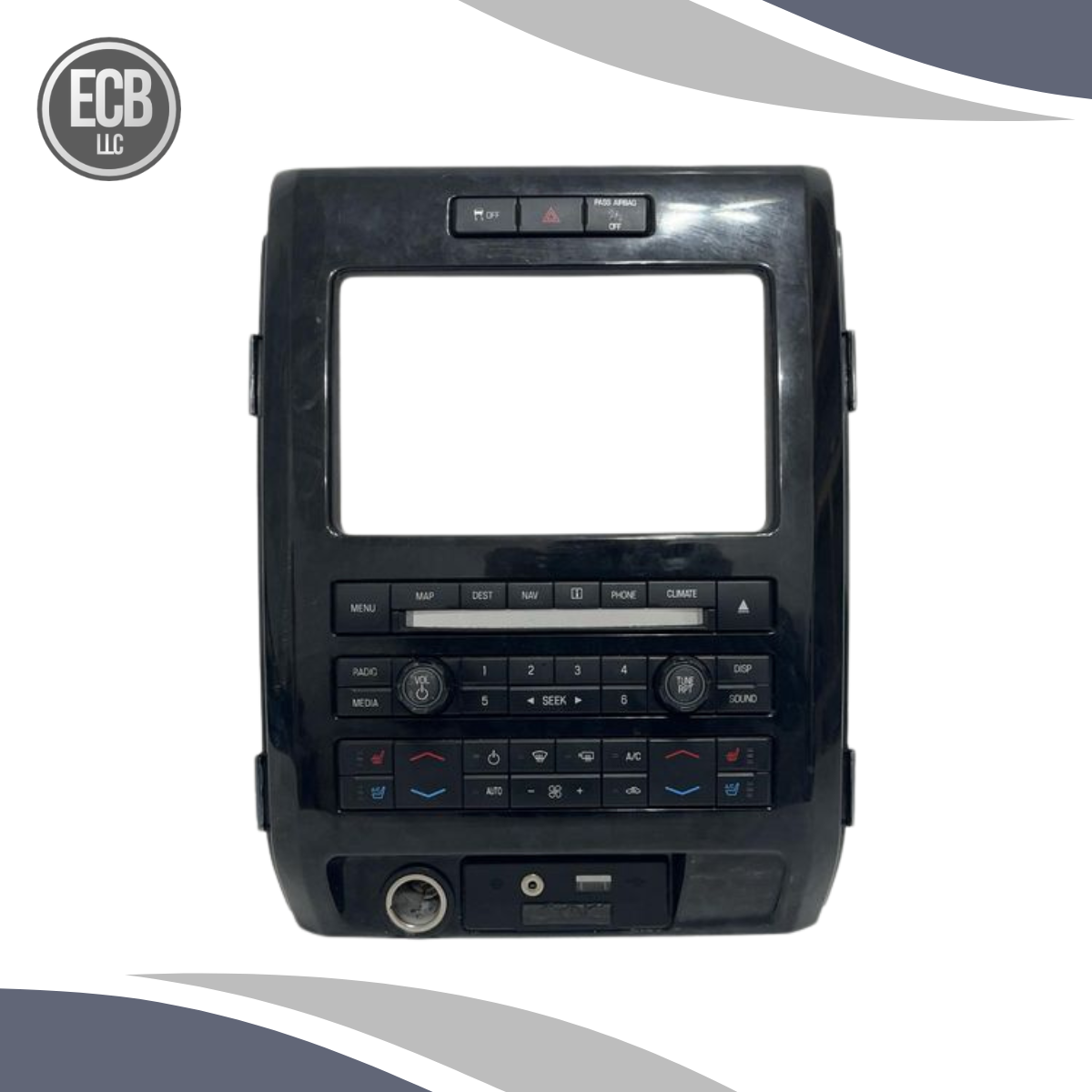 2011–2012 Ford F150 Receiver Control Panel 8" Touchscreen OEM — view 1