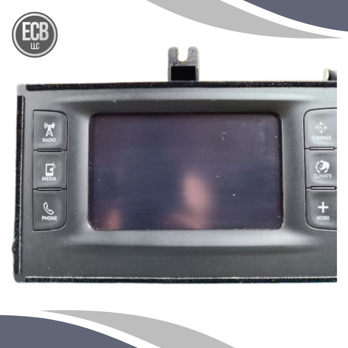 2014 JEEP GRAND CHEROKEE Radio Receiver with Display AM FM Sirius OEM — view 2