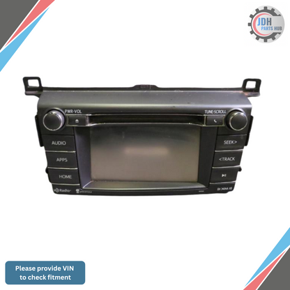 2016–2018 Toyota Rav4 AM FM CD Sirius XM Audio Radio Player Display Screen OEM — view 1