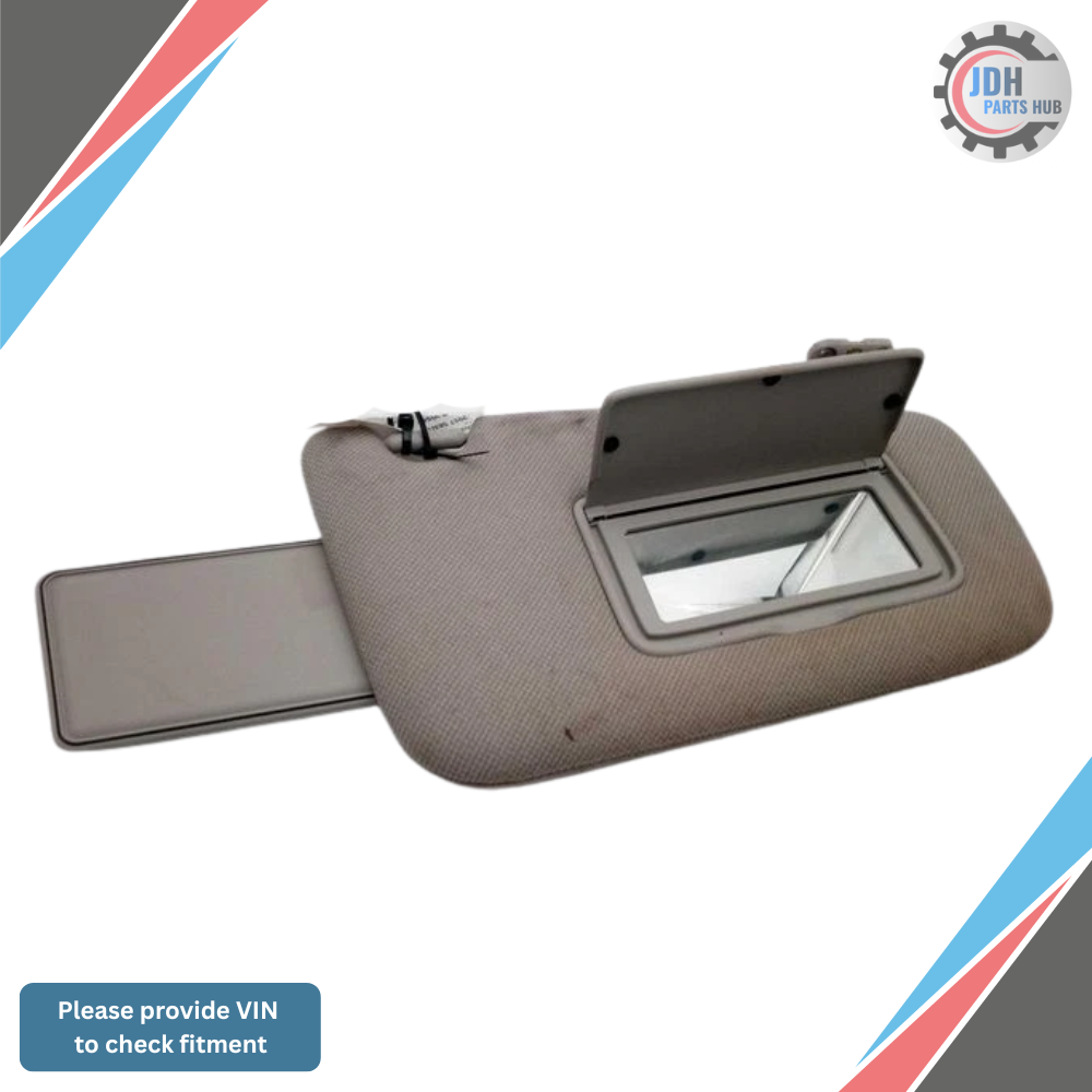 2013–2019 Nissan Sentra RH Passenger Sunvisor Sun Visor with Mirror OEM — view 2