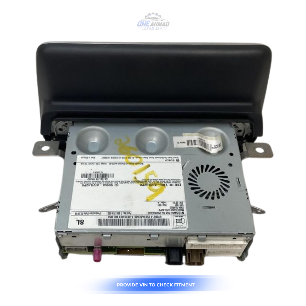 2019–2022 Nissan Altima AM FM Radio Receiver With Display Screen OEM — view 2