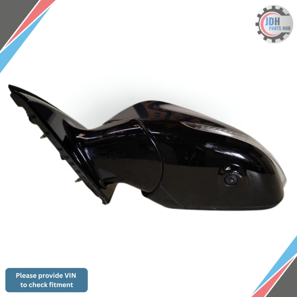 2017–2020 Infiniti QX60 Left Driver Side Door Mirror Assembly Black Power Heated — view 3