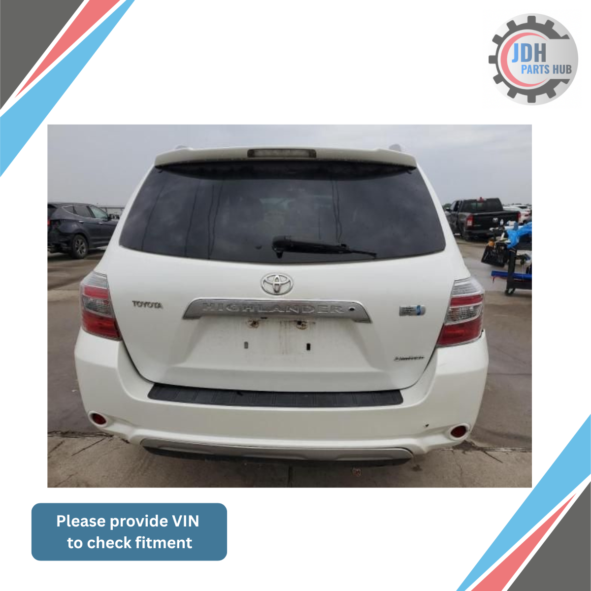 2009–2010 Toyota Highlander Upper Information Display Screen OEM — view 5