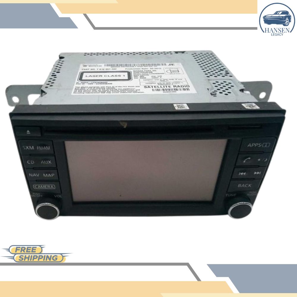 2015 Nissan Sentra CD Player Radio Receiver Navigation With Display Screen OEM — view 1
