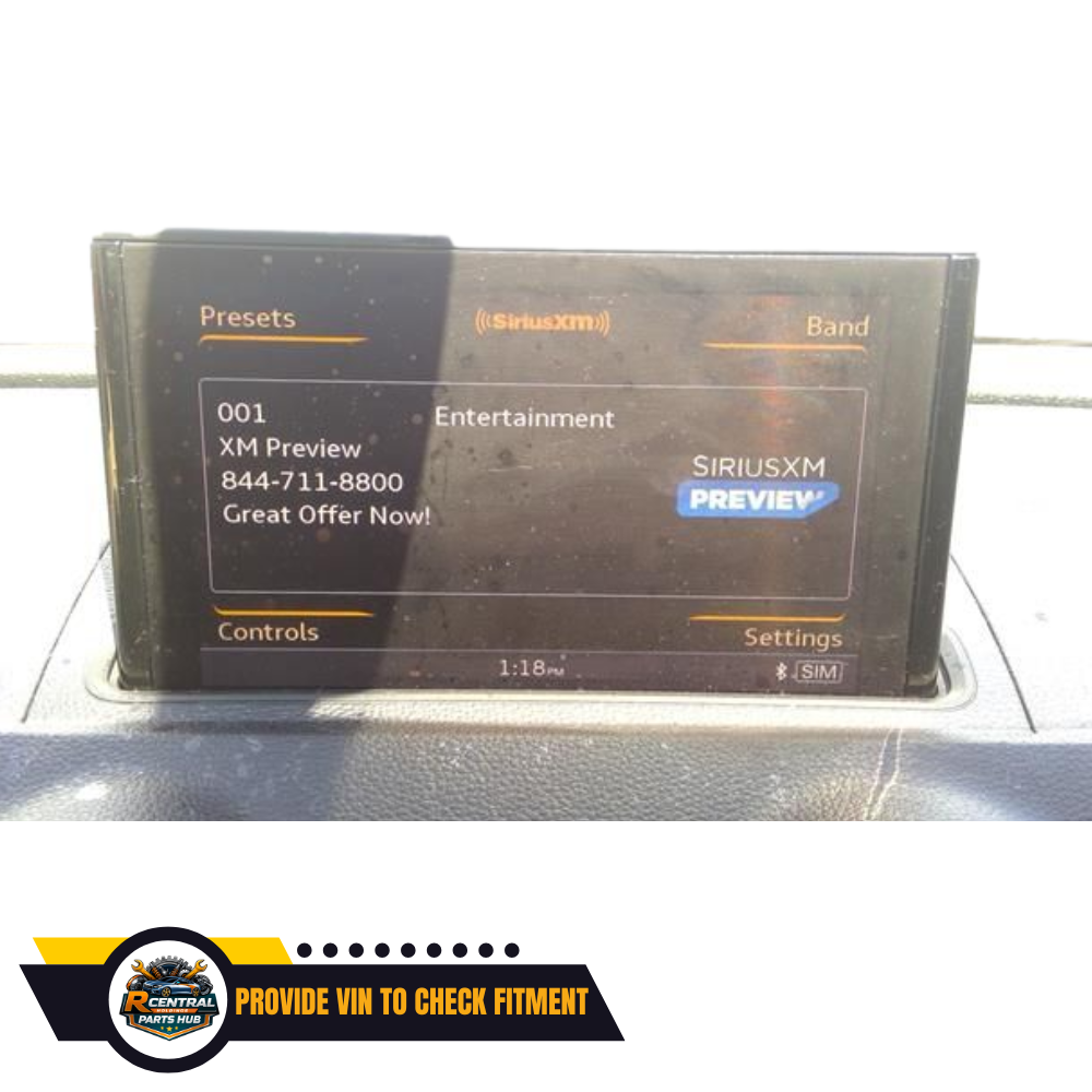 2015–2017 Audi A3 Info-GPS-TV Screen Display with Navigation — view 2