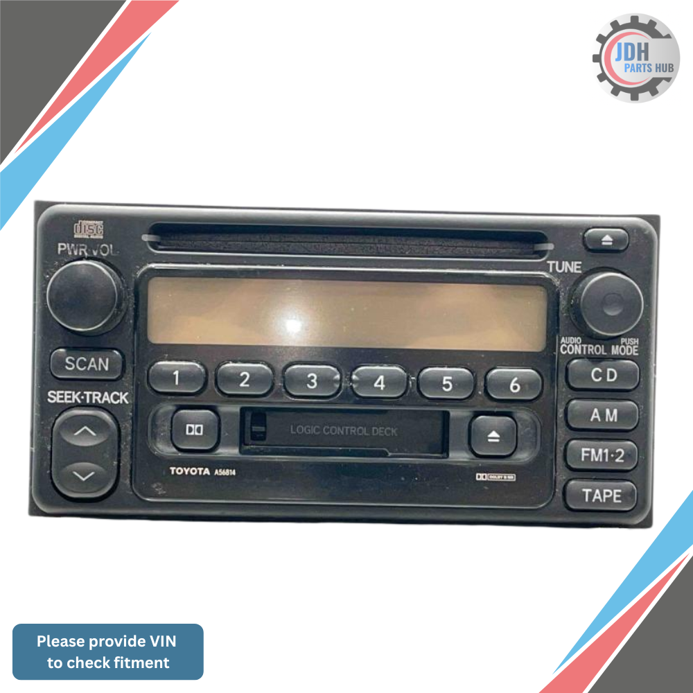 2000–2002 Toyota Celica Radio Receiver with CD Cassette OEM — view 1
