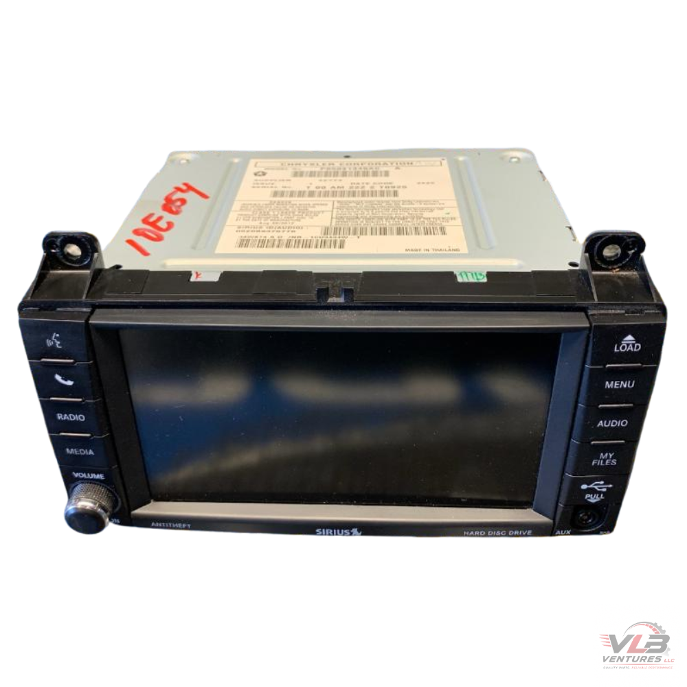 2011 Jeep Grand Cherokee Radio with Navigation Sat CD DVD HDD Face ID RHB OEM — view 2