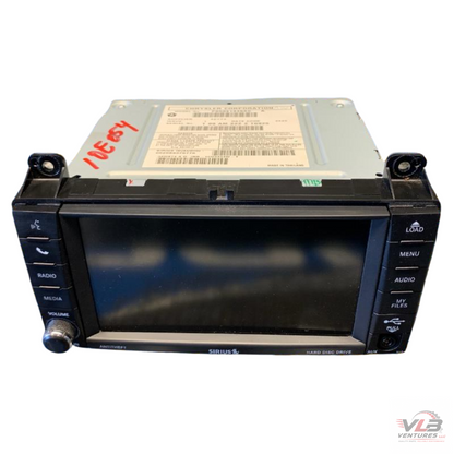 2011 Jeep Grand Cherokee Radio with Navigation Sat CD DVD HDD Face ID RHB OEM — view 2