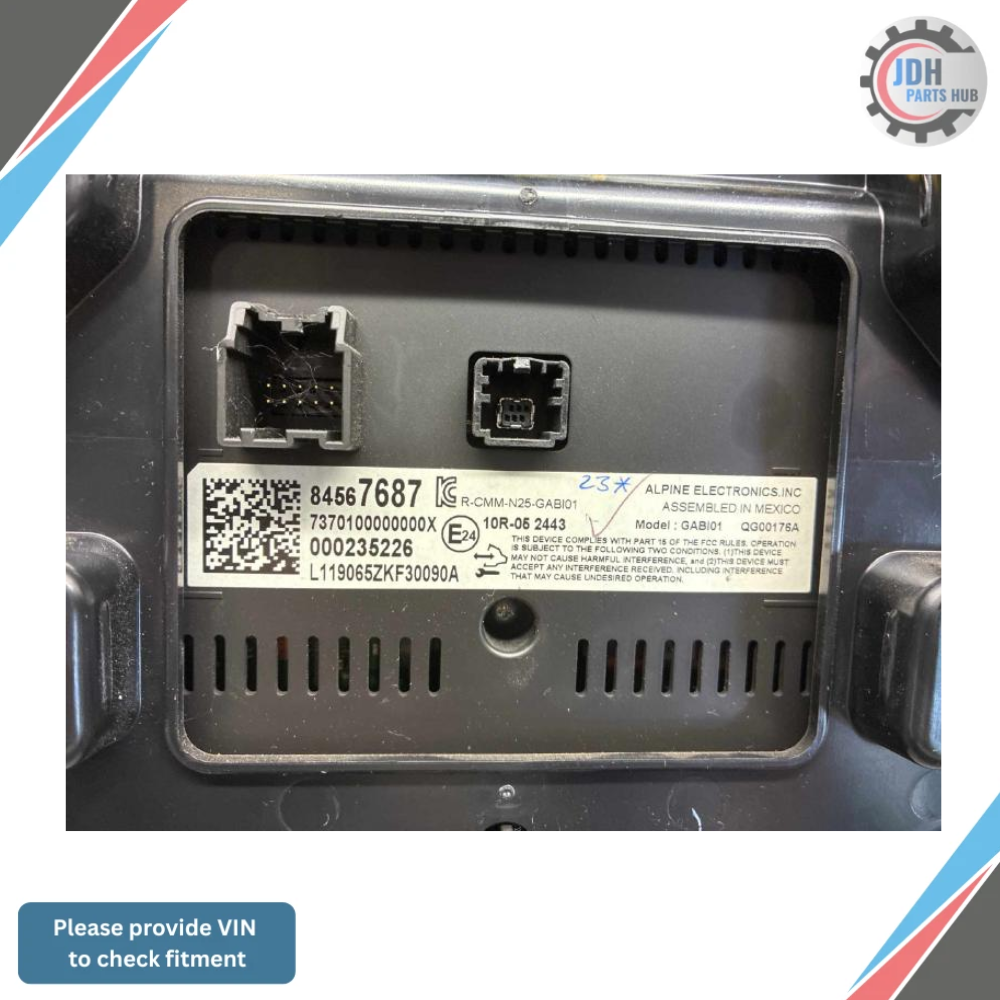 2019–2020 Chevrolet Malibu Control Panel Controller Display Screen OEM — view 3