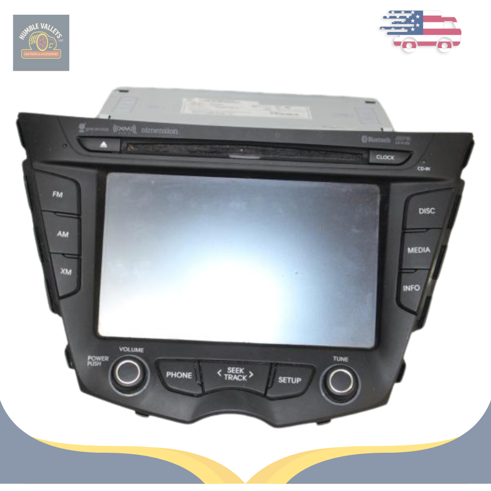 2012–2015 Hyundai Veloster Radio Receiver Display Screen with Navigation 13 14 — view 2