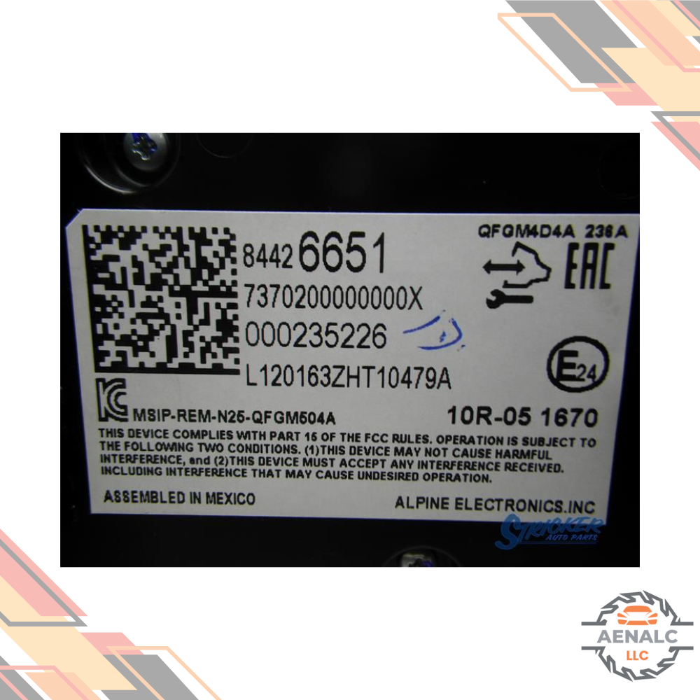 2019–2020 Chevrolet Malibu A/C AC Temperature Heater Control OEM — view 3