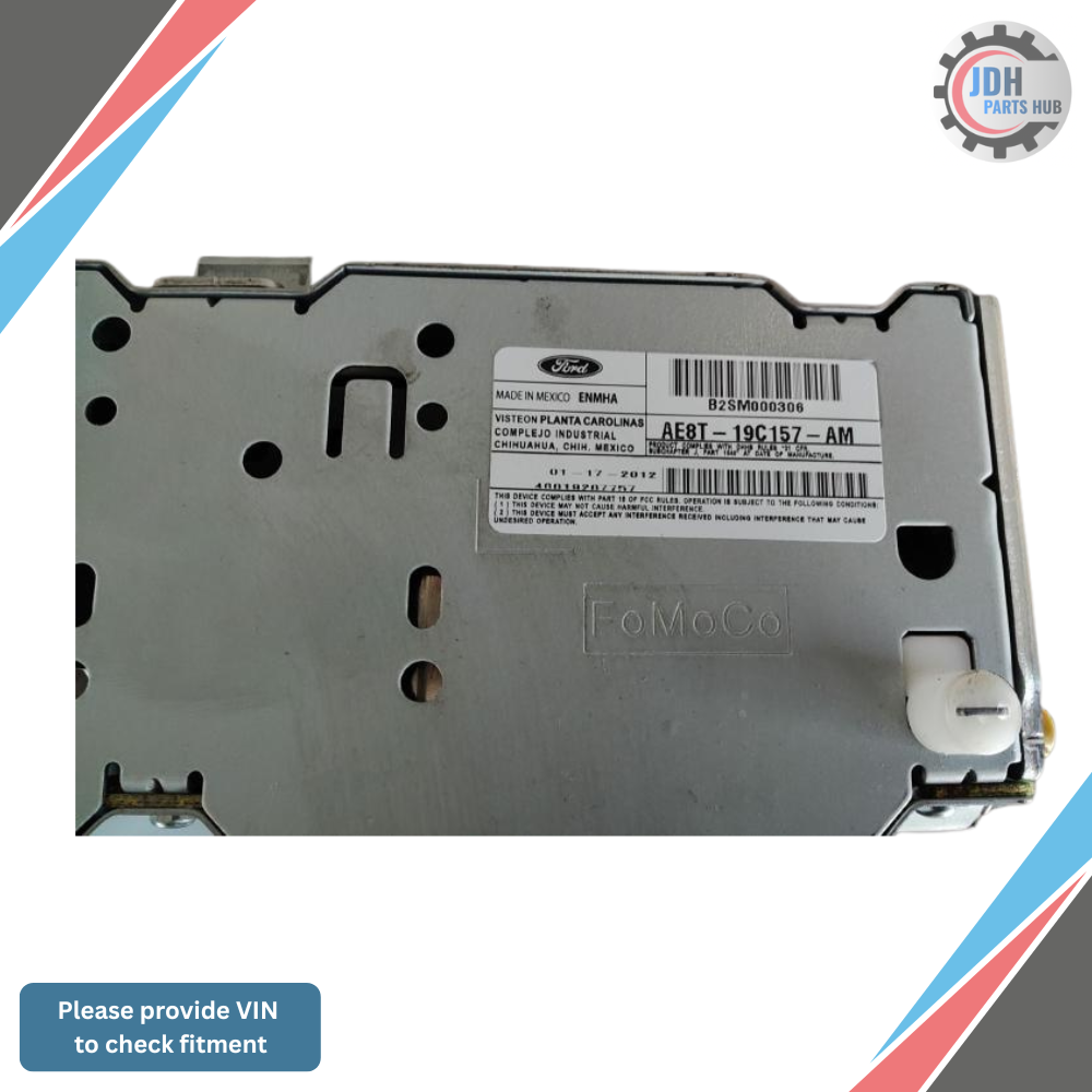 2011–2013 Ford Fiesta AM FM CD Satellite Radio Receiver OEM — view 3