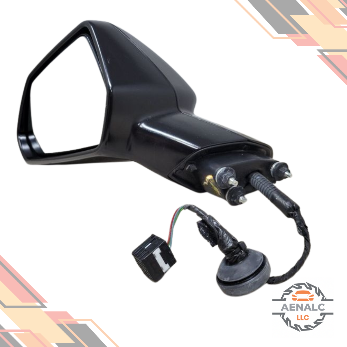 2016–2019 Chevrolet Camaro Left Driver Side View Door Mirror Assembly LH Black — view 2