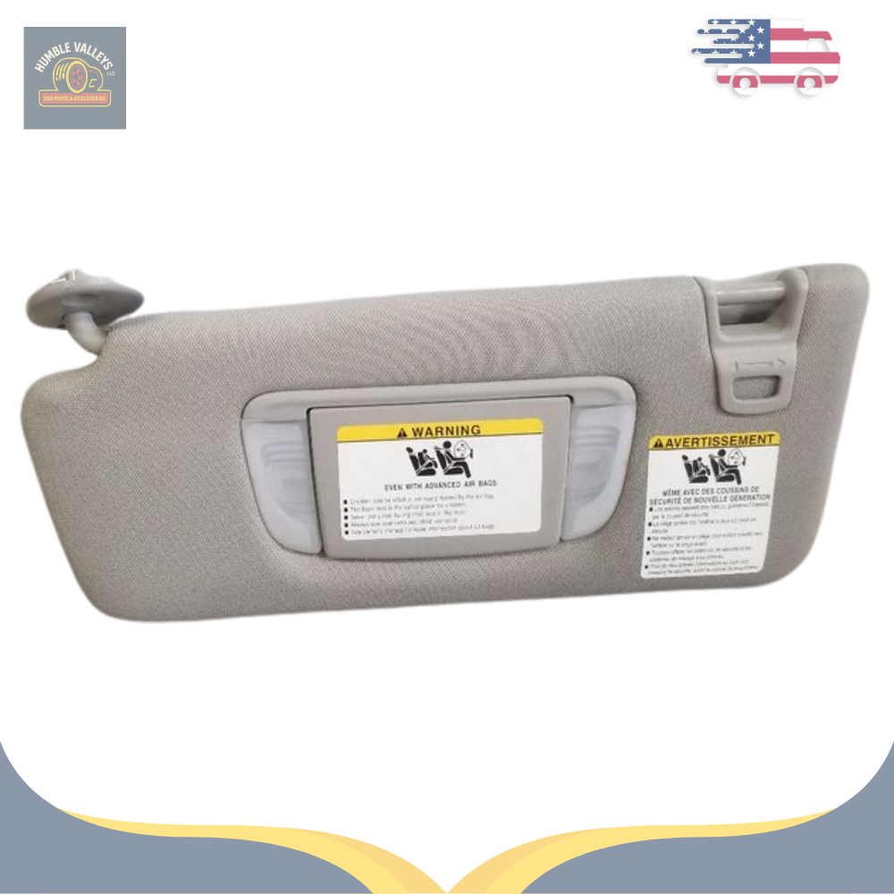 2016–2023 Toyota Tacoma LH Driver Sunvisor Sun Visor with Mirror & Light OEM — view 3