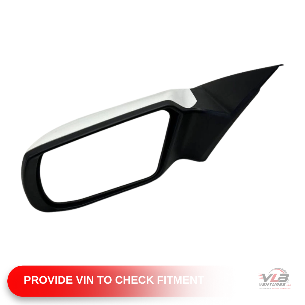 2007–2012 Nissan Altima Sedan Left Driver Side View Door Mirror White — view 2