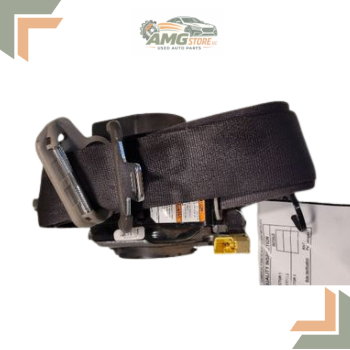 2011–2017 Honda Odyssey Front Left Driver Seat Belt Retractor Assembly Gray OEM — view 2