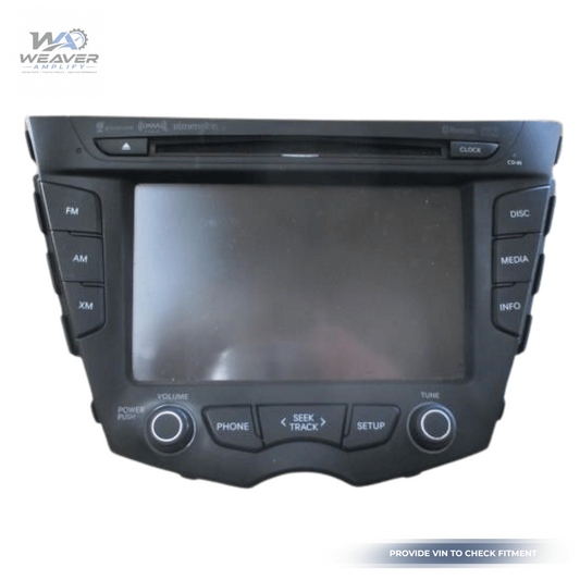 2012–2015 Hyundai Veloster Radio Display Receiver Satellite CD OEM 96560 2V730 — view 1