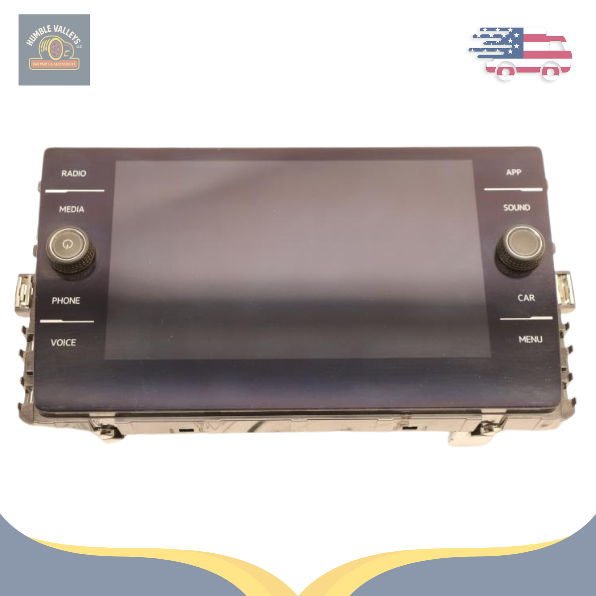 2018–2023 Volkswagen Tiguan Info-GPS-TV 8.0" Display Screen ID 5G6919605C — view 3