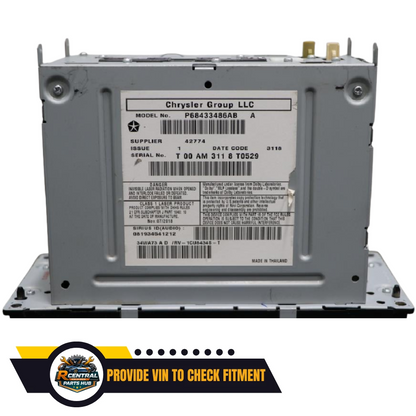 2012–2016 Chrysler Town & Country Multimedia SAT DVD Radio RBZ OEM — view 4