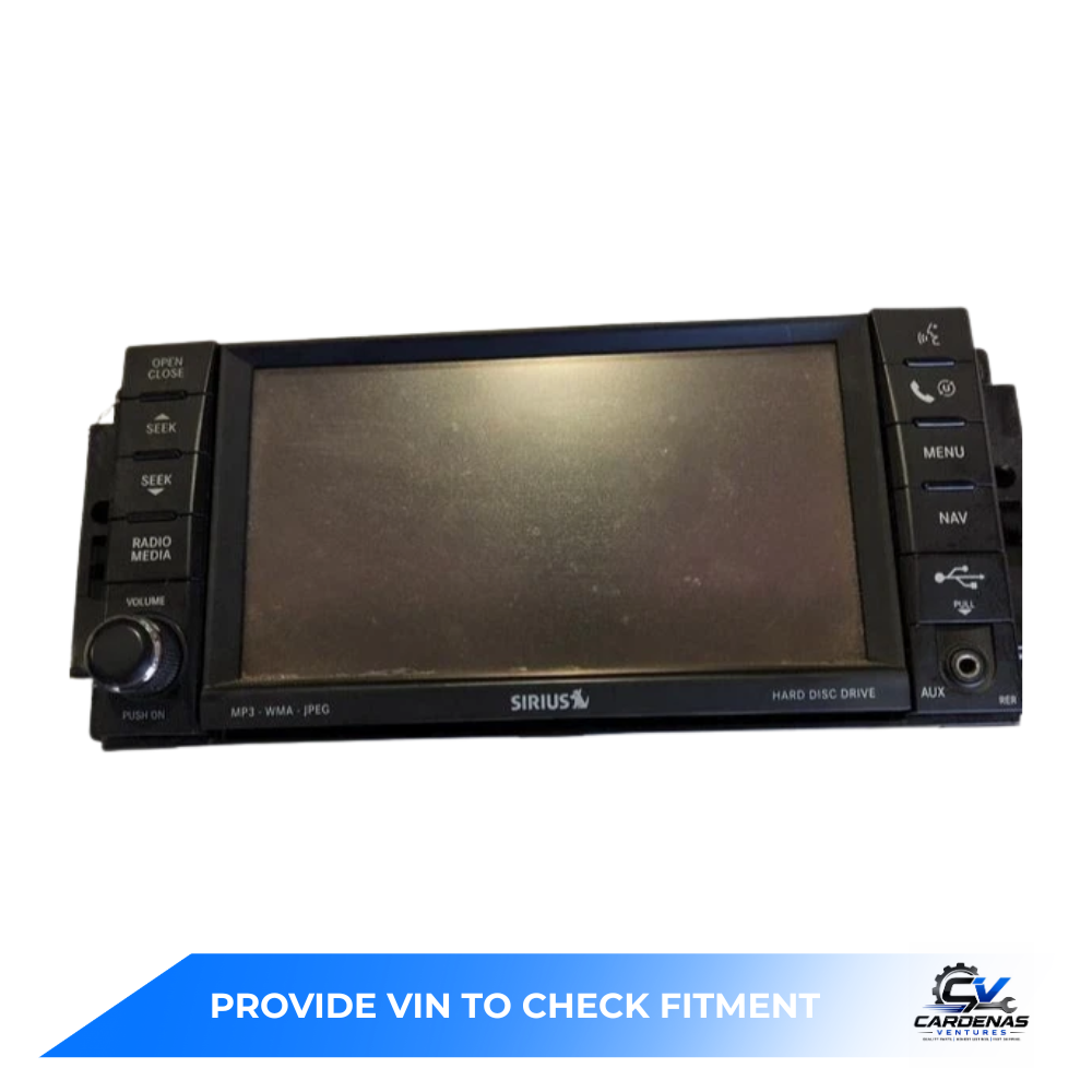 2008–2010 Jeep Grand Cherokee CRV AM FM Radio Player Assembly OEM — view 1