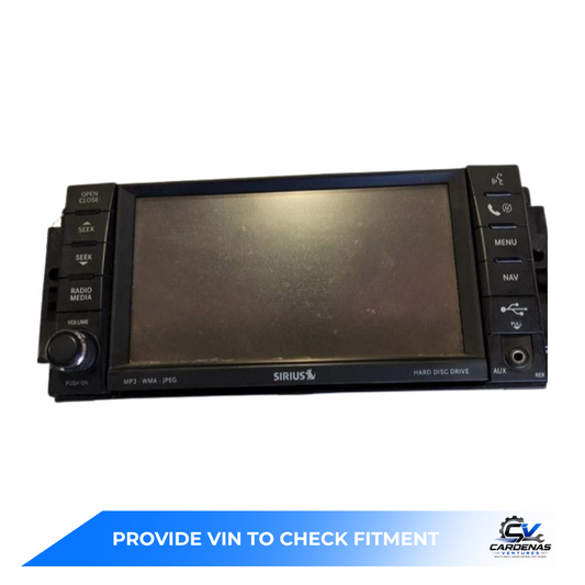 2008–2010 Jeep Grand Cherokee CRV AM FM Radio Player Assembly OEM — view 1