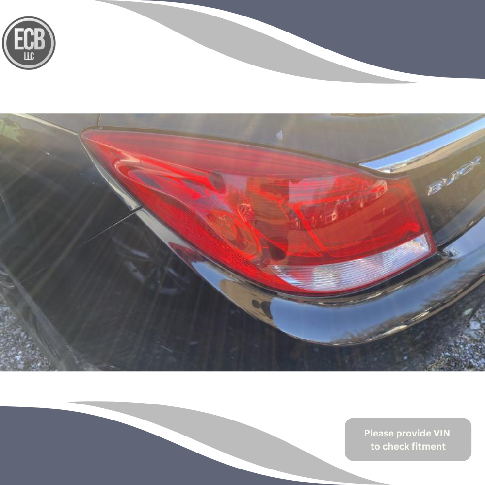 2011–2013 Buick Regal Left Driver Side Tail Light Assembly OEM — view 2