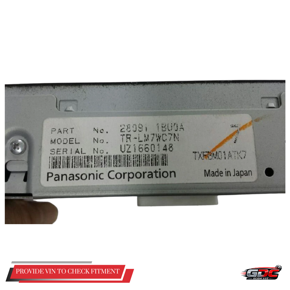 2008–2013 Infiniti G37 Info Radio Audio Media Display GPS/TV Screen OEM — view 3